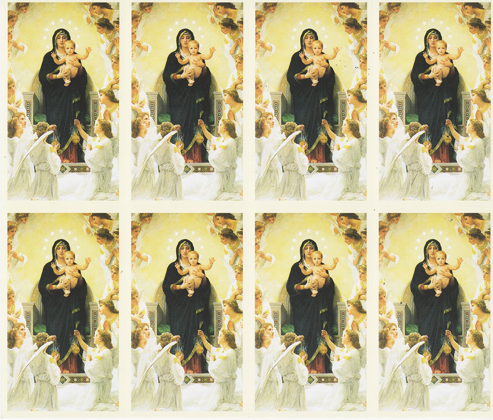 Our Lady of Grace 8-UP Holy Card