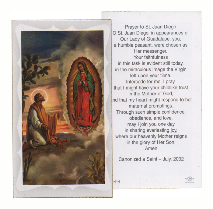 St. Juan Diego - Prayer to St. Juan Diego