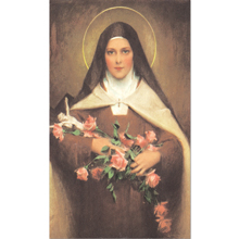 St. Therese of Lisieux 8-UP Holy Card