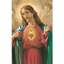 Sacred Heart of Jesus 8-UP Holy Card