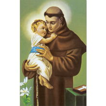 St. Anthony 8-UP Holy Card