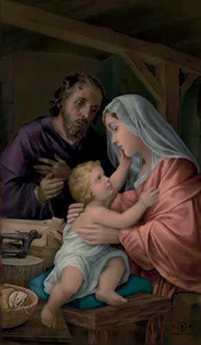 Holy Family Holy Card (8-UP)