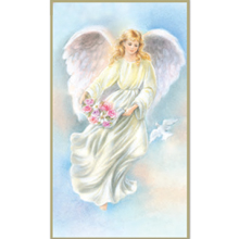 Ascending Angel 8-UP Holy Cards