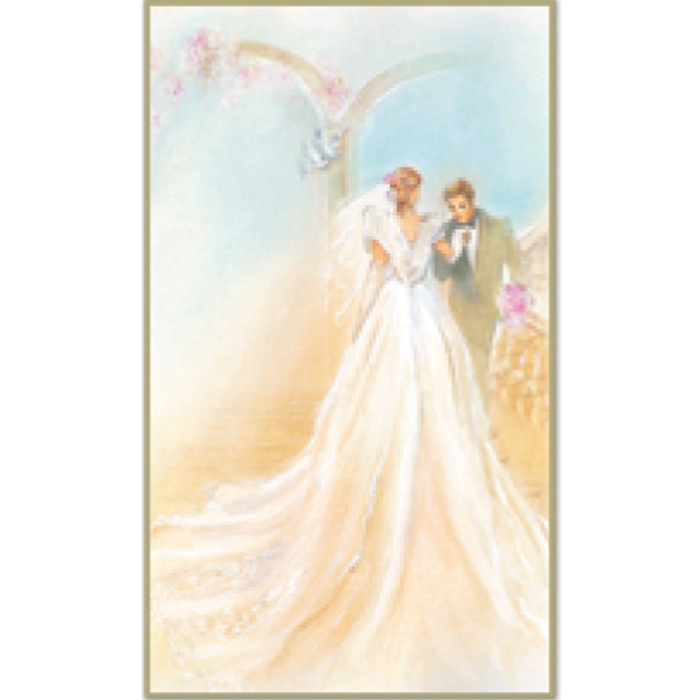 Wedding 8-UP Holy Card
