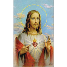 Sacred Heart of Jesus 8-UP Holy Card