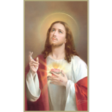 Sacred Heart of Jesus 8-UP Holy Card