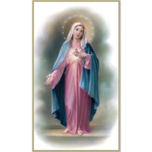 Immaculate Heart of Mary 8-UP Holy Card