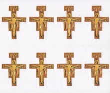 San Damiano 8-UP Holy Card