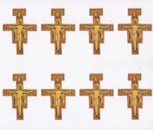 San Damiano 8-UP Holy Card