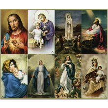 Assorted Religious Subject 8-UP Holy Card