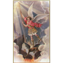 St. Michael 8-UP Holy Card