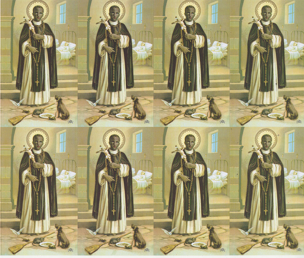 St. Martin De Porres 8-UP Holy Card