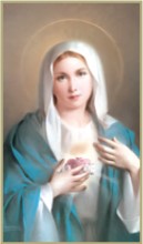 Immaculate Heart of Mary 8-UP Holy Card