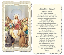 Apostle's Creed with Last Supper Holy Card