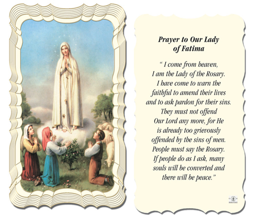 Our Lady of Fatima Prayer