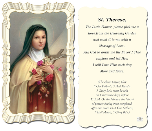 St. Therese Pick Me a Rose