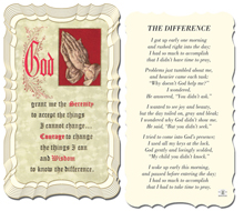 The Difference  Serenity Prayer