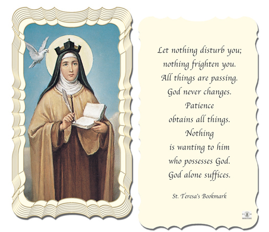St. Teresa's Bookmark