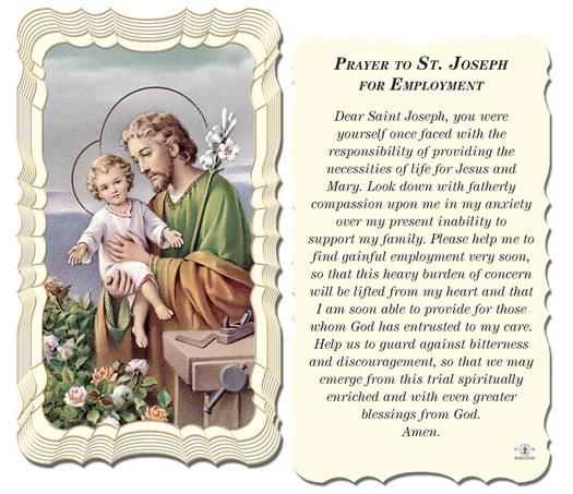 Prayer to St. Joseph for Employment