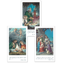 Bethlehem Christmas Series Holy Cards