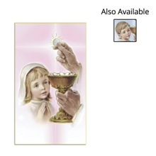 First Communion Holy Card 4" x 2 1/2"