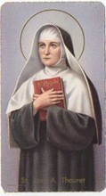 St. Joan of Thouret Holy Card