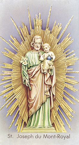 St. Joseph du Mont-Royal Holy Cards