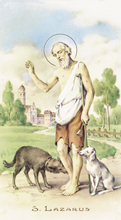 St. Lazarus Holy Cards