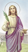 St. Lucy Holy Cards