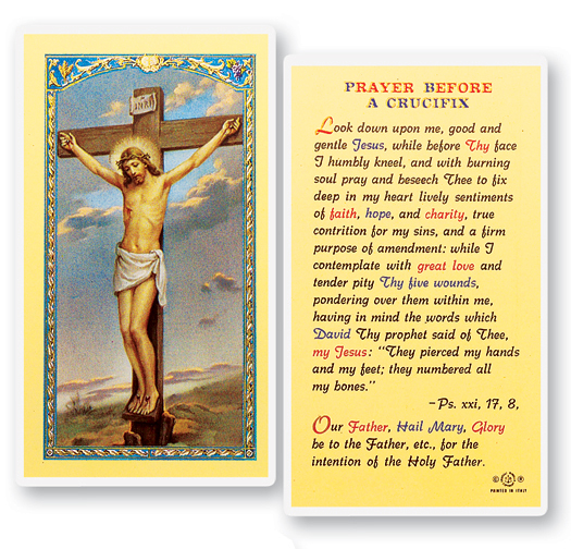 Prayer Before a Crucifix