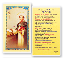 Thomas Aquinas Student's Prayer