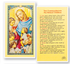 Ten Commandments For School Children