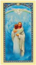 "Safely Home" Laminated Holy Card
