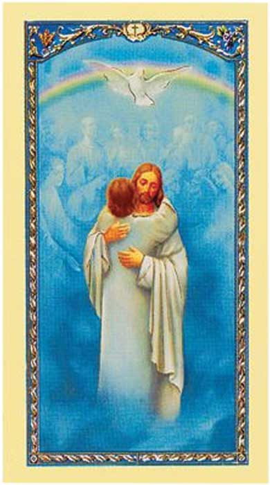 "Safely Home" Laminated Holy Card