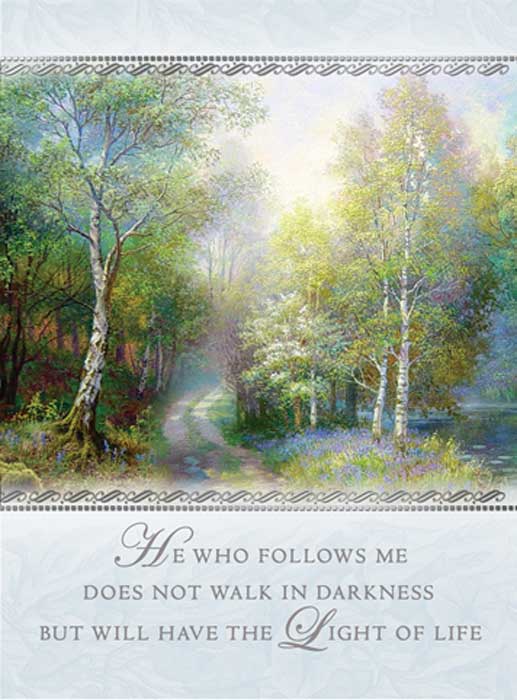 He Who Follows Me Mass Card