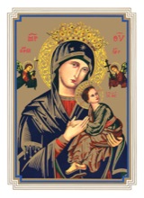 Our Lady of Perpetual Help Mass Card