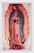 Our Lady of Guadalupe Card - Spanish