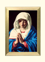 Virgin Mary Mass Card of the Deceased