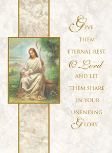 Eternal Rest Mass Card of the Deceased