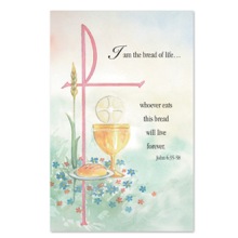 First Communion Watercolor Bulletin