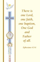 Baptism Banner Bulletin