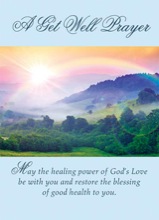 A Get Well Prayer Greeting Card