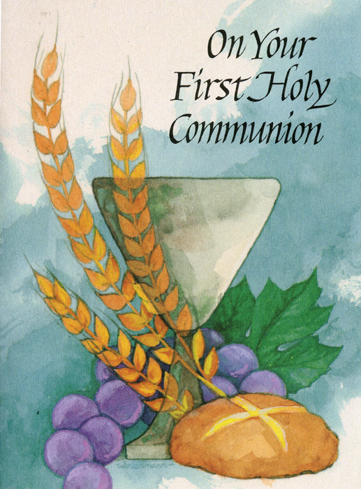 First Communion Card 4 1/2" x 6 1/2"