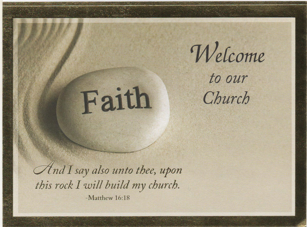Welcome to the Church Greeting Cards