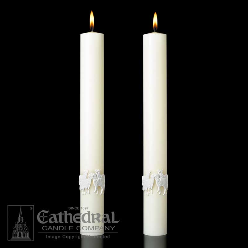 "Good Shepherd" Paschal Side Candles