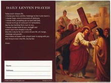 Lenten Offering Gleaner, $20 Yield