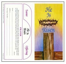 $5 He is Risen, Easter Coin Folder