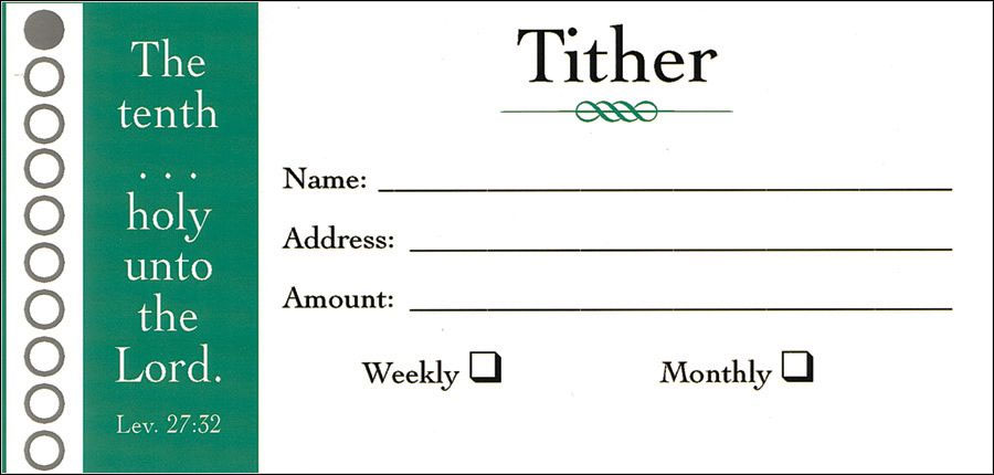 Tither Offering Envelope