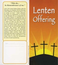 Lenten Offering Gleaner, $40 Yield