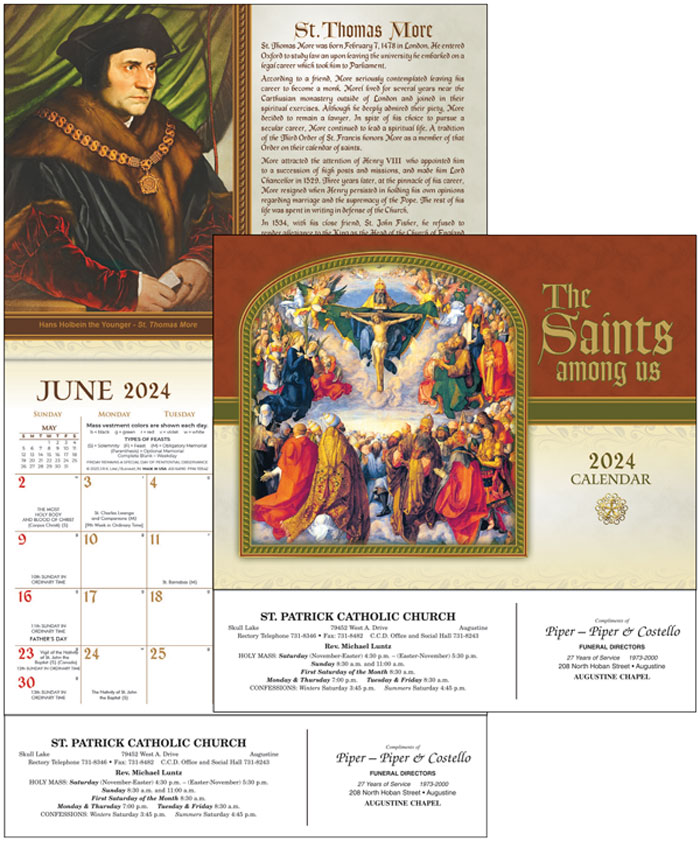 The Saints Among Us Calendar